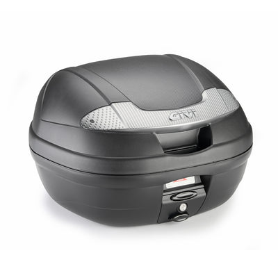 E340 Vision-Tech - Monolock Topcase mit Platte – schwarz / Max Zuladung 3 kg