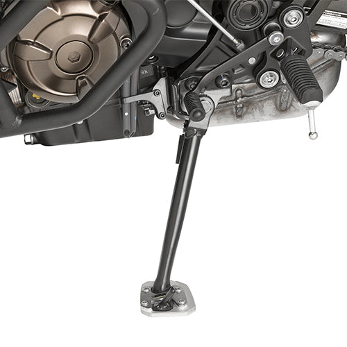 Yamaha MT 07 Tracer [GIVI] - Fuß-Verbreiterung aus Aluminium und Edelstahl für den Original Seitenständer