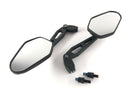 Universal Mirror Diego [Stockvaror] -Abs Black Adapter 2x M8-R E-testad-1