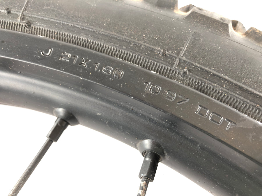 Kawasaki KMX 125 MX 125 B [1998] - Framhjulskanten