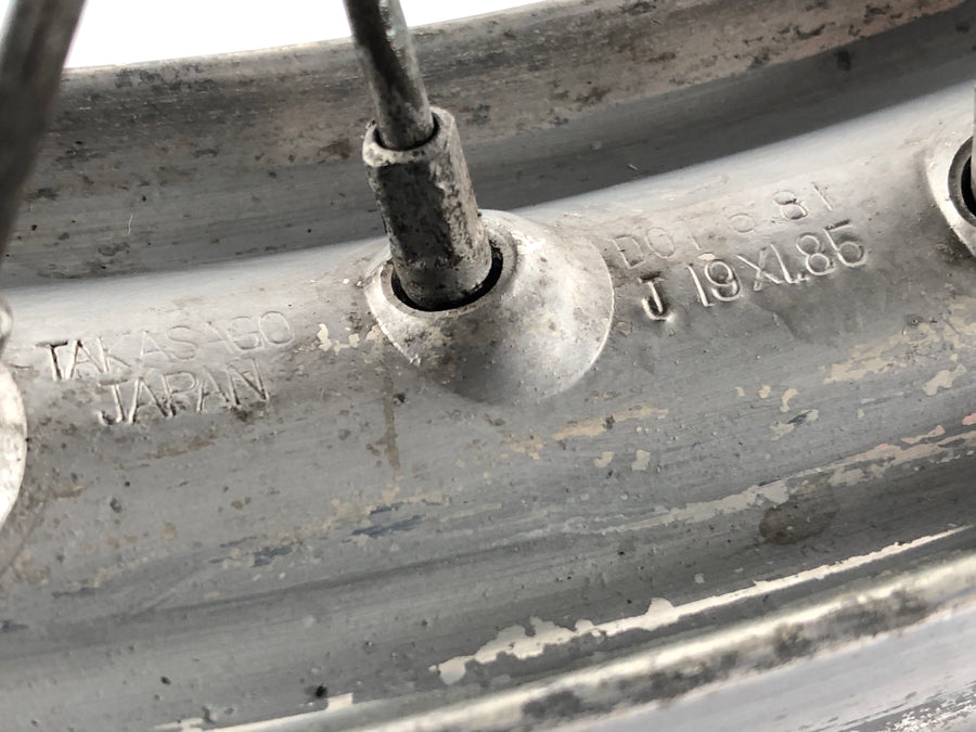 Yamaha XS 650 Type 447 [1975] - Framhjulskanten med bromsskivor