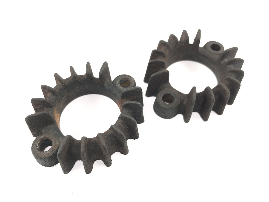 Moto Guzzi V 1000 Convert VG [1981] - Krümmerflansch Auspuffflansch Krümmerhalter Paar