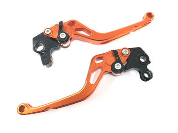 KTM Duke 690 A3 [2012] - Probrake spak set broms spak kopplingsspak justerbar orange aluminium med ABE