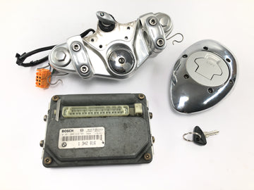 BMW R 1200 C 259C [1998] - Låsuppsättning tändningslås rattlås tanklock gaffelbro styrenhet