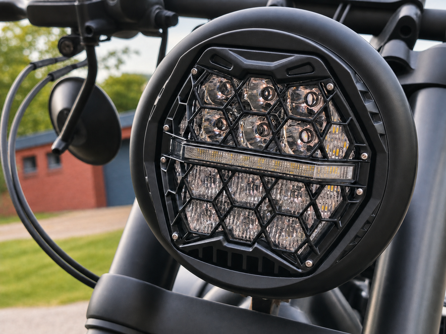 Universal LED-Hauptscheinwerfer 7 Zoll Weiß [MOTORIZE]