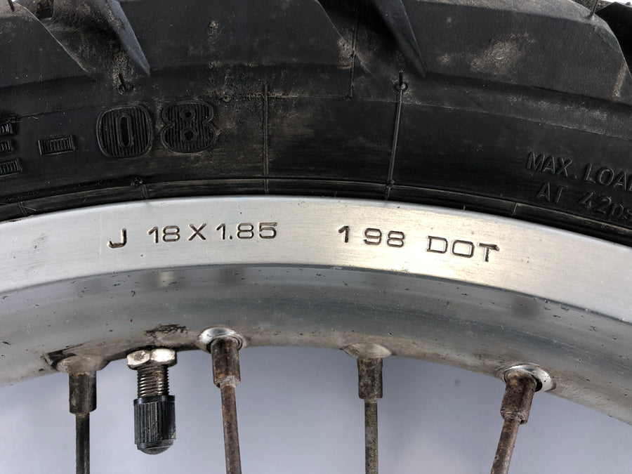 Kawasaki KMX 125 MX 125 B [1998] - Bakhjulsradkant