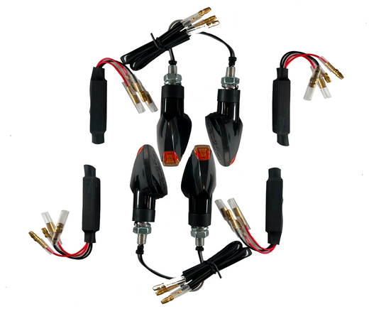 4 LED -tur signal svartmotstånd [e -testmärke] - Kawasaki ninja 250 300 400 650 1000