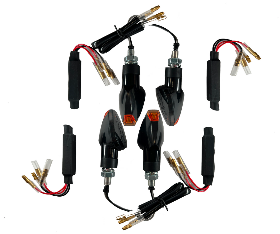 4 LED -turn signal svartmotstånd [e -testmärke] - Suzuki Bandit GSF 400 650 1200