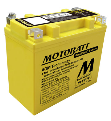 SKI DOO MXZ TRAIL 500 SS [2005-2009] - MBTX20U Gul 12V22.5Ah 335CCA
