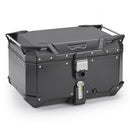 Toppfodral i aluminium svart Trekker Outback EVO Monokey – 58 liter / SMART SÄKERHETSLÅS