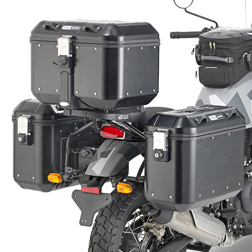 Royal Enfield Himalayan [GIVI] - Seitenkoffer-Träger für MONOKEY® oder RETRO FIT Koffer Bei der Kombination des PL9050