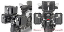 Honda NX 500 [GIVI] - Sidohållare i stålrör PL ONE-FIT för Trekker Outback MONOKEY® CAM-SIDE-konfiguration