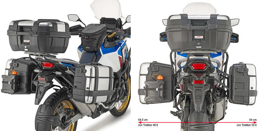 Honda CRF 1100 L Africa Twin Adventure Sports [GIVI] - Sidoväska PL ONE-FIT för MONOKEY®-konfiguration