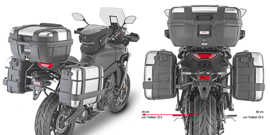 Yamaha Tracer 9 GT+ [2021–2024] – Seitenkofferträger PL ONE-FIT Monokey