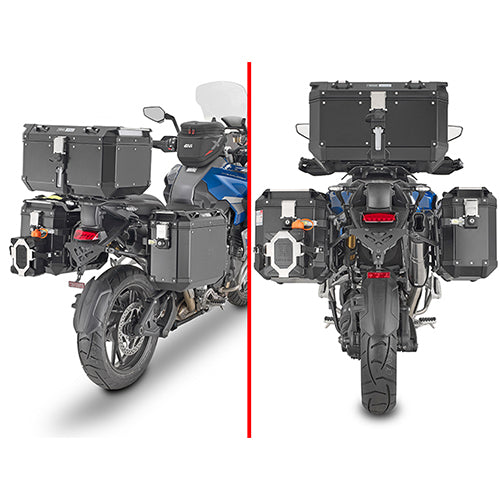 Triumph Tiger 1200 GT Explorer [GIVI] - Stahlrohr-Seitenkofferträger PL ONE-FIT für die Trekker Outback MONOKEY®
