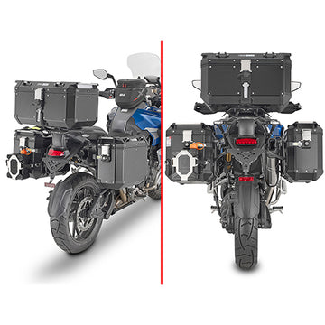 Triumph Tiger 1200 GT Explorer [GIVI] - Stahlrohr-Seitenkofferträger PL ONE-FIT für die Trekker Outback MONOKEY®
