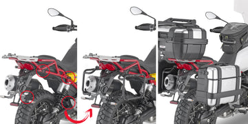 Moto Guzzi V85 TT [GIVI] - sidofodralhållare PL ONE-FIT