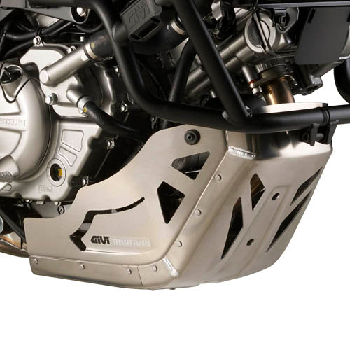 Suzuki DL 650 V-Strom [GIVI] - Motorskydd av satin och anodiserad aluminium kompatibel med TN3101
