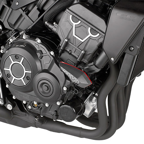 Honda CB 1000 R [2018–2025] – Sturzpad glasfaserverstärktes Polymer, Alu-Einsatz