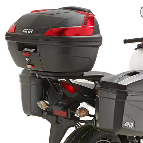 Honda CBR 500 R [GIVI] - Topcase Träger für MONOLOCK® Koffer benutzen Sie die im Koffer mitgelieferte MONOLOCK® Platte