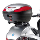 Piaggio MP3 400 [2006-2011] – toppfodralhållare för Monolock, med plåt