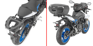Suzuki GSX 8R [GIVI] - Topväskhållare för MONOLOCK®-väskor som ska monteras med MONOLOCK®-plattan M5M och M6M eller
