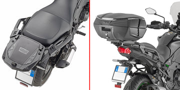 Kawasaki Versys 1000 [GIVI] - Topcasehållare för MONOKEY®-fodral med MONOKEY®-platta