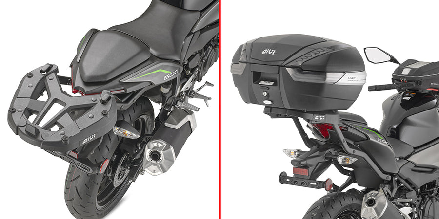 Kawasaki Ninja 500 / Ninja 500 SE [GIVI] - Topcase Träger für MONOKEY® oder MONOLOCK® Koffer zu montieren mit der