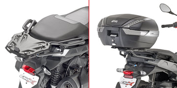 BMW C 400 X [GIVI] - Toppfodralhållare för MONOKEY®- eller MONOLOCK®-fodral som ska monteras med MONOKEY®-plattan M5