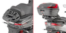 Piaggio MP3 350-400-500 Sport / Business [GIVI] - Toppfodralhållare för MONOKEY® eller MONOLOCK® fodral som ska monteras med