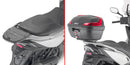 Kymco Agility 300-350 R16 [GIVI] - Toppfodralhållare för MONOLOCK®-fodral använd den som medföljer i fodralet