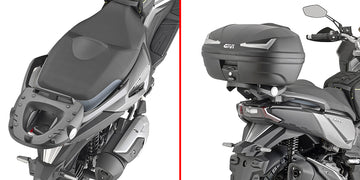 SYM ADX 300 [GIVI] - Topväska bärare för MONOKEY® eller MONOLOCK® fodral som ska monteras med MONOKEY® plattan M5
