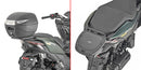 Zontes X 125 [GIVI] - Topcase-bärare för MONOLOCK®-fodral, använd MONOLOCK®-plattan som ingår i fodralet