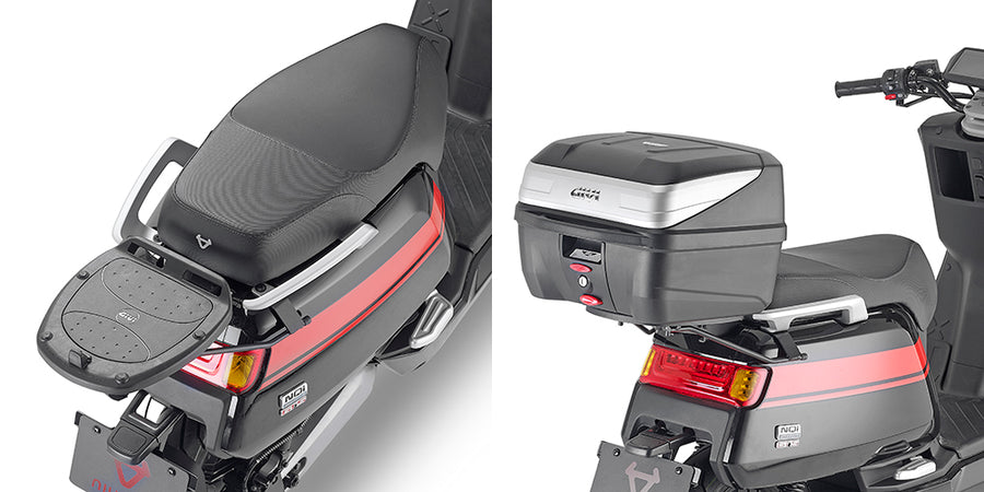Niu NQI [GIVI] - Topcase-bärare för MONOLOCK®-fodral, använd MONOLOCK®-plattan som ingår i fodralet