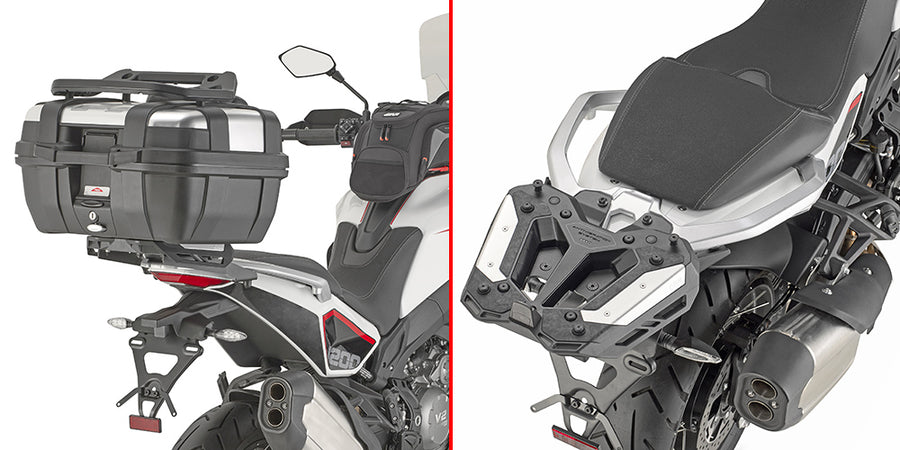 Moto Morini X-Cape 1200 [GIVI] - Toppfodralhållare för MONOKEY® eller MONOLOCK® fodral som ska monteras med MONOKEY®-plattan