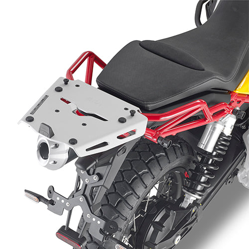 Moto Guzzi V85 TT [GIVI] - Träger aus eloxiertem Aluminium für MONOKEY® Koffer max