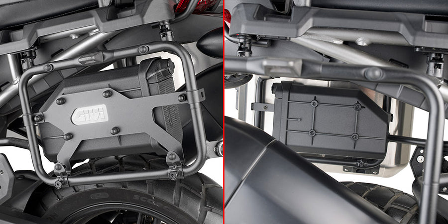 Harley Davidson Pan America 1250 [GIVI] - Kit für die Montage der S250 Tool Box an PLO8400MK und PLO8400CAM zu montieren