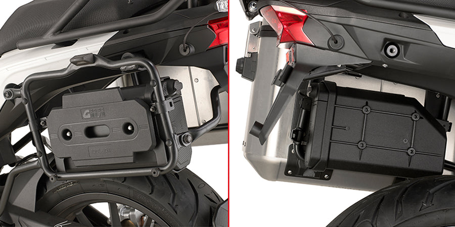 Benelli TRK 502 [GIVI] - Kit für die Montage der S250 Tool Box an PL8712 Träger zu montieren mit der S250 und dem Träger
