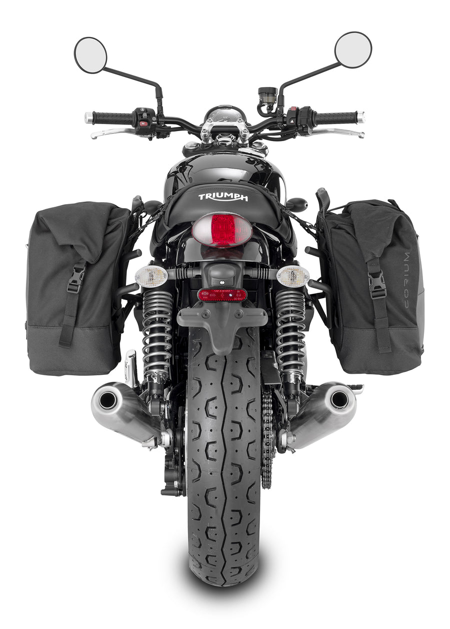 Triumph Bonneville T 100 [2017–2022] – REMOVE-X Abstandshalter, abnehmbar für Satteltaschen