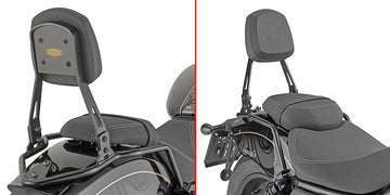 Benda Chinchilla 500 [GIVI] - Sissy bar utan remmar