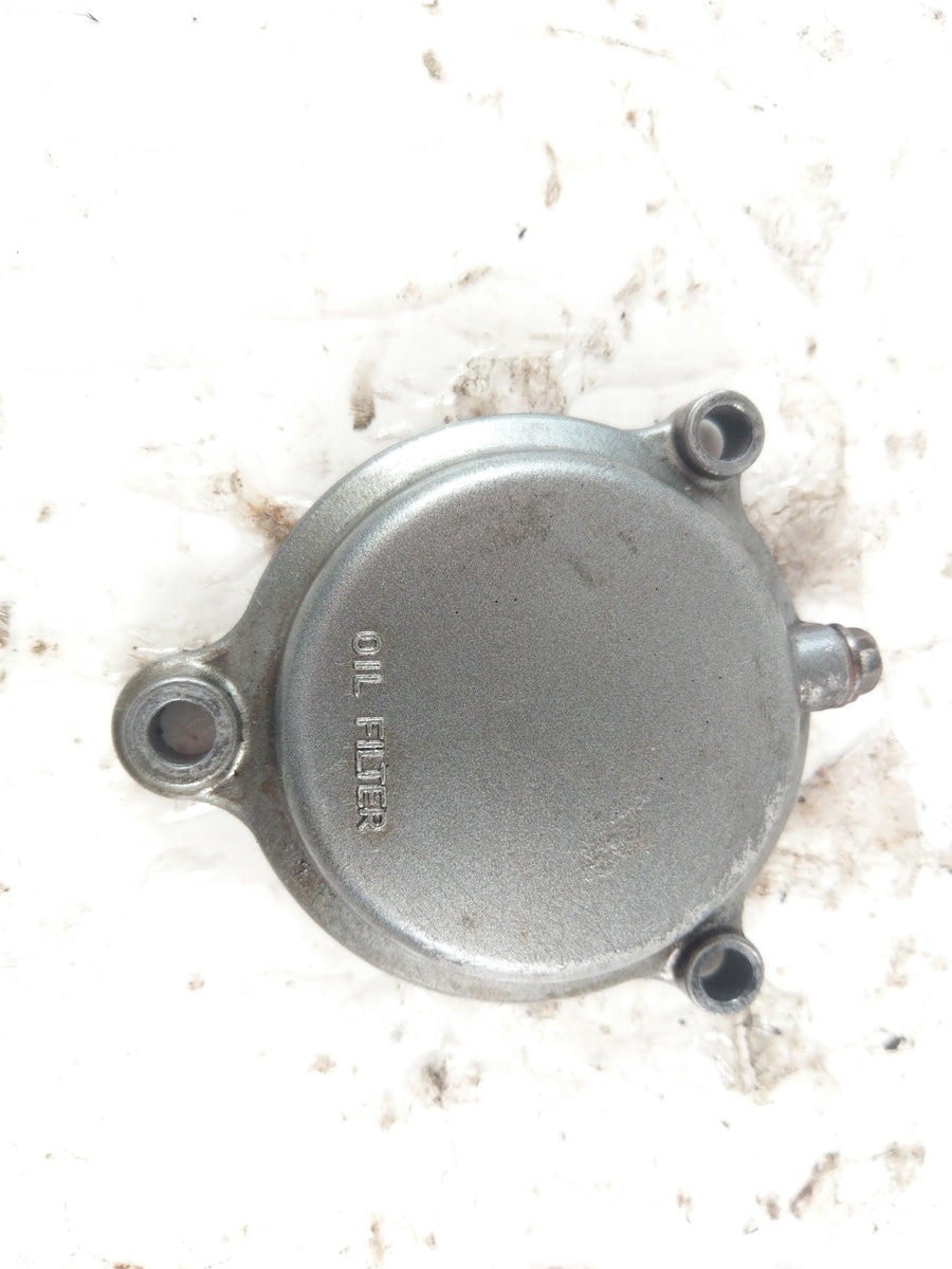 Husqvarna TE 450 SMR - oljefilterlock i gott skick