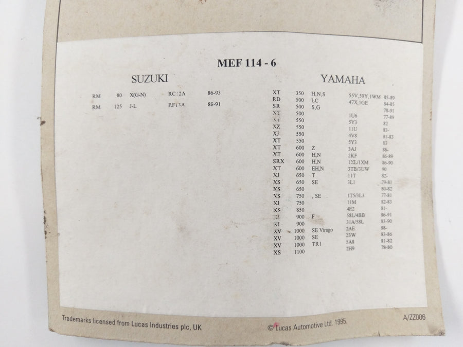 Yamaha XT 600 E 3TB [1991] - Kopplingsfjädrar