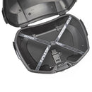 V49 AIR Monokey Topcase mit Wingflow System – schwarz, mit getöntem Reflektor, 49 Liter