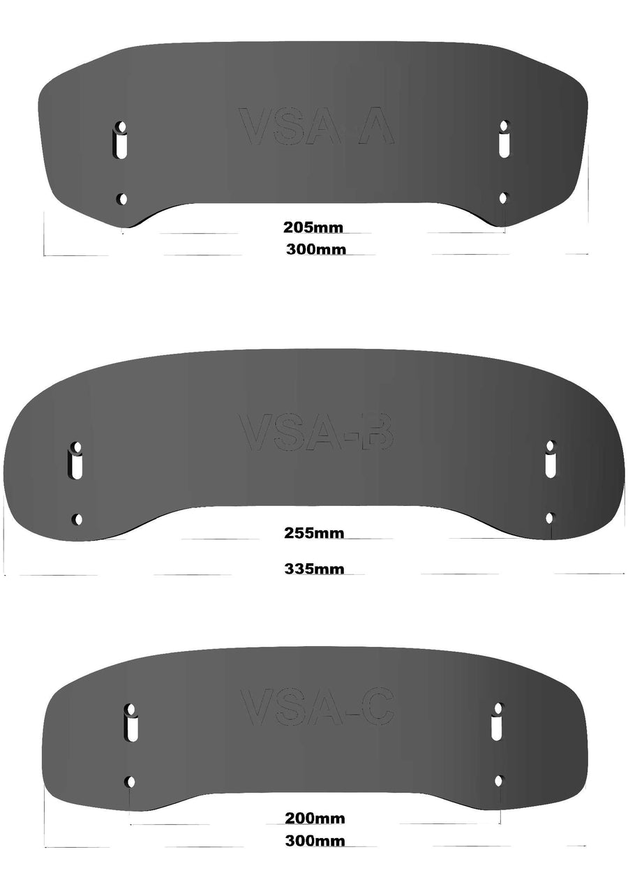 BMW VSA-TYP B (33/22 CM) – Vario-Spoiler--Aufsatz "VSA-B" inkl. Klemme