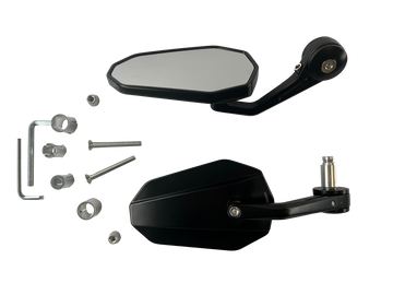 Styrändspeglar 2 delar [E-märke] - KTM RC 125 390 690 790 890 1290 Duke Detaljvy