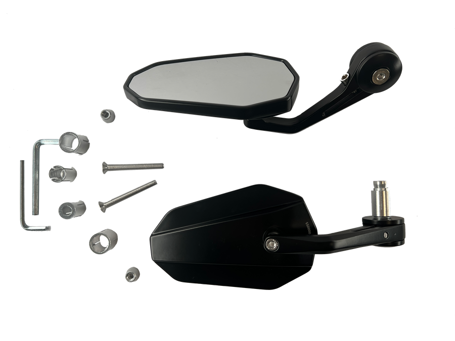 Handlebar end mirrors 2 pieces [E-mark] - Suzuki GSR 750 GSX-R600 Detailed view