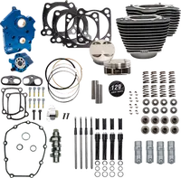 Harley-Davidson Fxlrs 1923 ABS [2026] - 129" Power Package Motorleistungs-Kit – Oberfläche: Schwarz, Hervorgehobene Lamellen – Merkmal: Verchromte Stößelstangenrohre – Bild 6