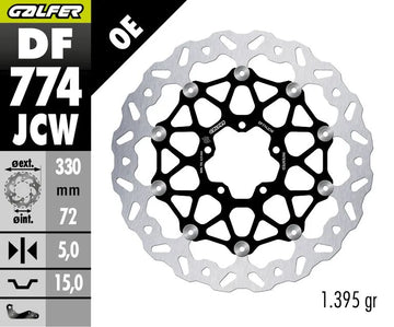 Ducati 1100 Panigale V 4 [2025-2026] - BRAKE DISC FLOATECH WAVE – bild 2