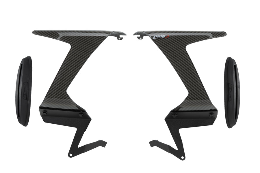 KAWASAKI ZX-6R NINJA [2025] – Race Side Spoiler – Schwarz