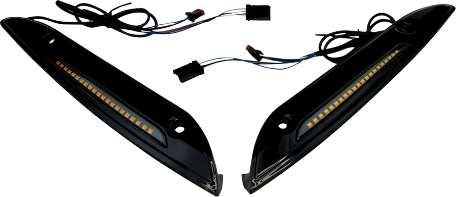 harley-davidson road glide st [CUSTOM DYNAMICS] – Genesis® 4 Dynamische LED Road Glide® Windschutzscheibenleiste